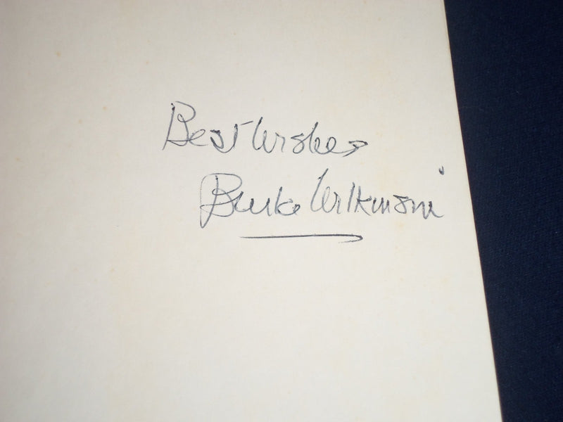 1964 NIGHT OF THE SHORT KNIVES BOOK BY BURKE WILKINSON AUTHOR INSCRIBED- KD 2581
