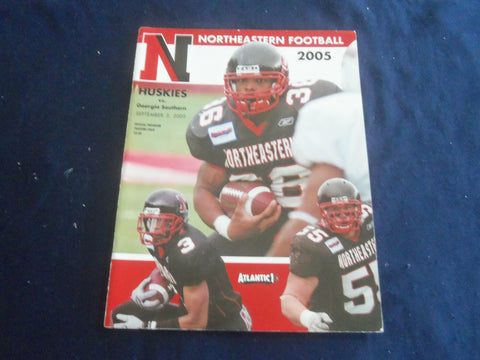 2005 SEP 3 FOOTBALL PROGRAM - NORTHEASTERN UNIV VS GEORGIA SOUTHERN - SP 1217M