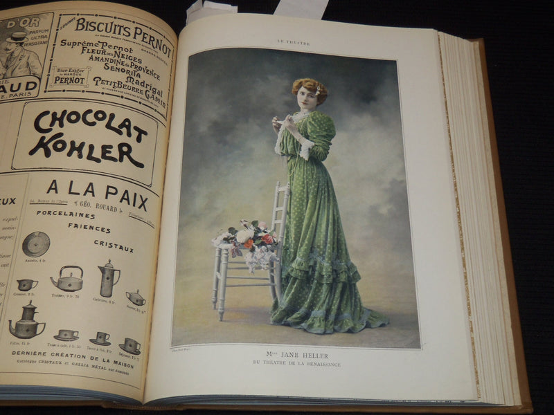 1905 JULY-DECEMBER LE THEATRE MAGAZINE BOUND VOLUME - 12 ISSUES - KD 2278K