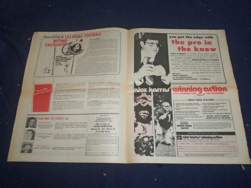 1973 AUG 20-22 SPORTS EYE NEWSPAPER - OTB ADVANCE BETS ON ROOSEVELT - NP 5599