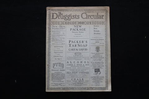 1917 JANUARY THE DRUGGISTS CIRCULAR MAGAZINE - E 10137