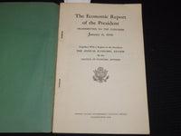 1950 JANUARY THE ECONOMIC REPORT OF THE PRESIDENT BULLETIN - WASHINGTON - J 9882