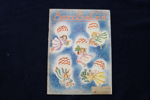 1942 DECEMBER AMERICAN GIRL MAGAZINE - CHRISTMAS ISSUE COVER - E 11664