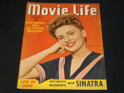 1943 DECEMBER MOVIE LIFE MAGAZINE - JOAN LESLIE FRONT COVER - E 1384