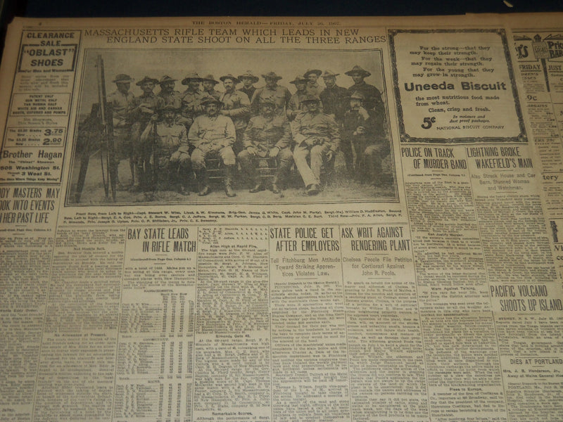 1907 JULY 26 THE BOSTON HERALD - EDDY MASTERS LOOK INTO HER PAST LIFE - BH 258