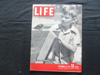 1941 SEPTEMBER 29 LIFE MAGAZINE - RADIO'S QUIZ KID GERALD DARROW - L 254