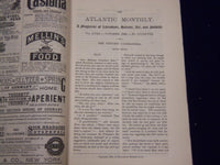 1886 THE ATLANTIC MONTHLY MAGAZINE LOT OF 6 ISSUES - GREAT WRITERS - WR 54