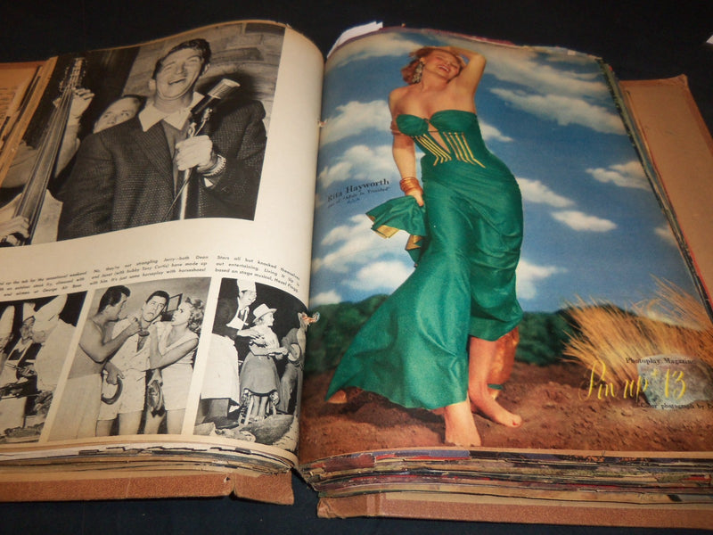 1952-1955 MOVIE STAR SCRAPBOOK LOADED WITH GREAT PHOTOS - 9A