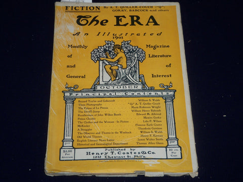 1901 OCTOBER THE ERA MAGAZINE - PRINCE CHARKO BY MAXIM GORKY - SP 2520