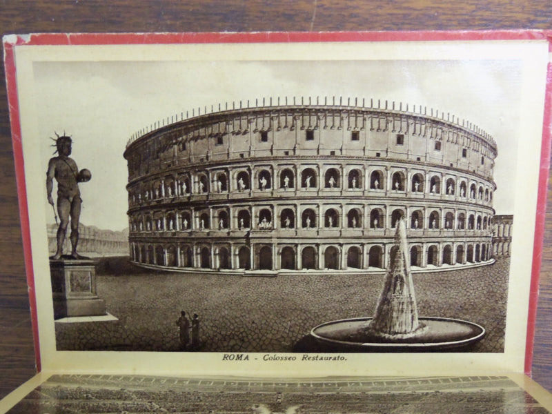 1920'S RICORDO DI ROMA VIEW BOOKS LOT OF 2 - PART 1 & PART 2 - K 1156
