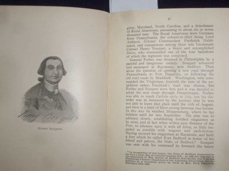 1907 FORT DUQUESNE AND FORT PITT HARDCOVER BOOK - 3RD EDITION - KD 9122