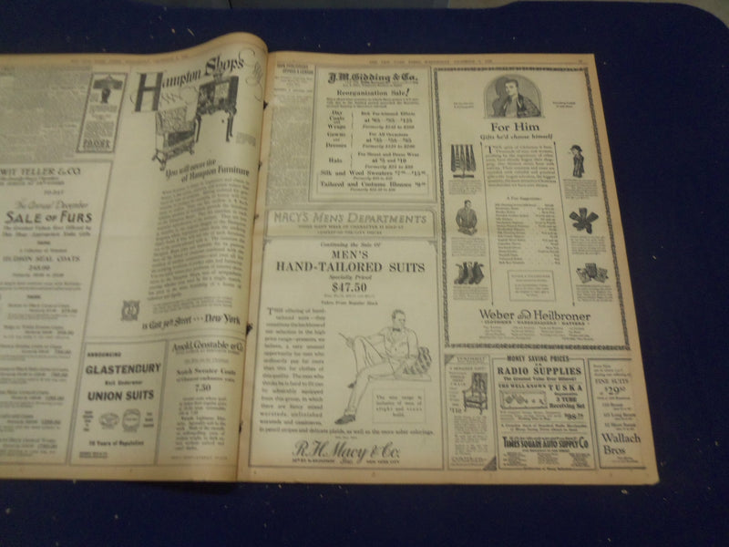 1923 DECEMBER 5 NEW YORK TIMES - KESSLER GUILTY OF BOOTLEG PLOT - NT 9213