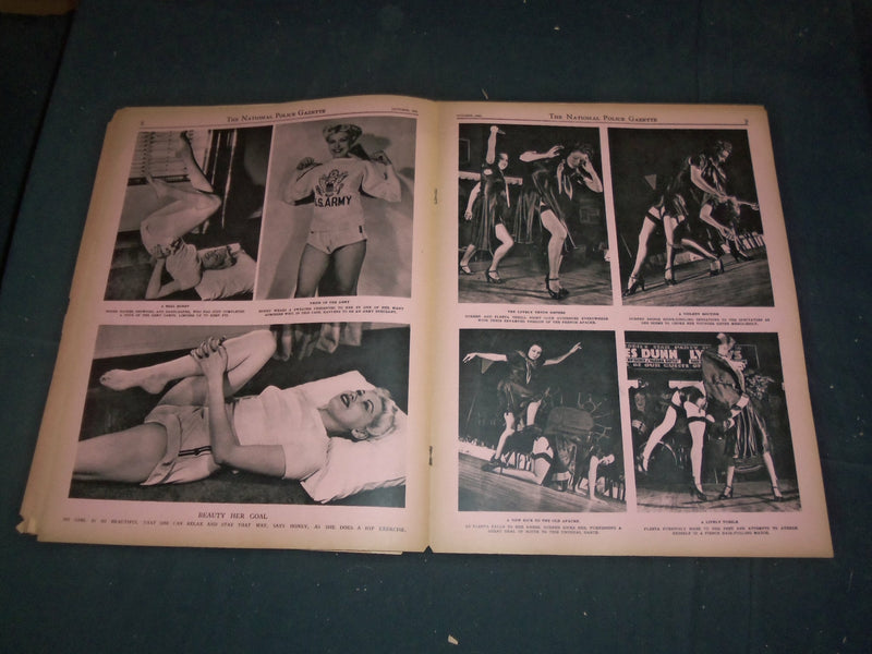 1941 OCTOBER THE NATIONAL POLICE GAZETTE MAGAZINE - DIANE JOHNSON - B 5888
