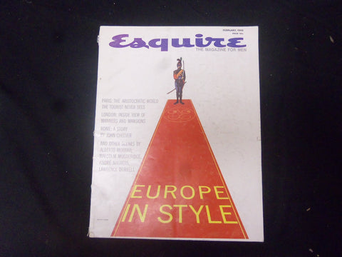 1960 FEBRUARY ESQUIRE MAGAZINE - EUROPE IN STYLE - ST 2591