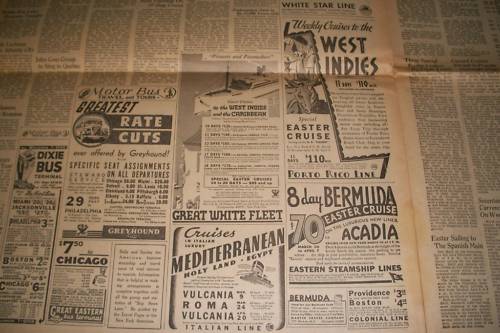 1934 FEBRUARY 18 MARCH OF EVENTS NEW YORK AMERICAN NEWSPAPER F. GIBBONS - NP 677