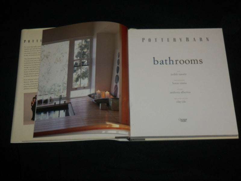2003 POTTERY BARN BATHROOMS HARDCOVER BOOK BY JUDITH NASATIR - I 2034
