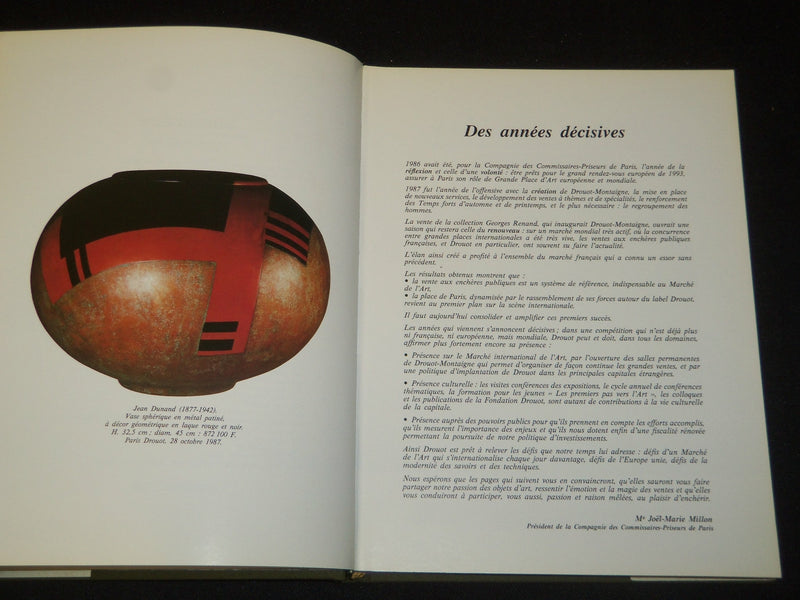 1988 DROUOT L'ART ET LES ENCHERES EN FRANCE HARDCOVER BOOK - PRINTS - I 1755