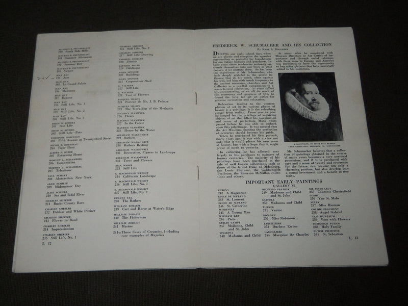 1931 JANUARY COLUMBUS GALLERY OF FINE ARTS BULLETIN - COLUMBUS OHIO - J 9594