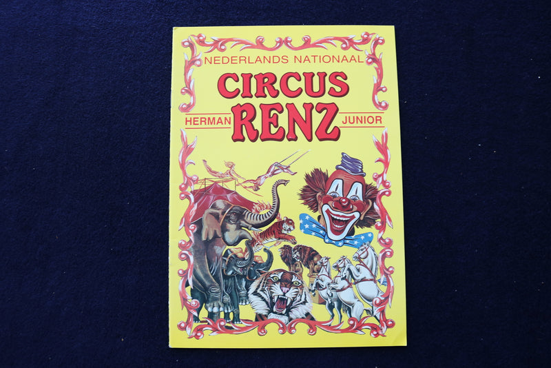 1990'S CIRCUS RENZ PROGRAMS - DUTCH - LOT OF 8 - O 3526