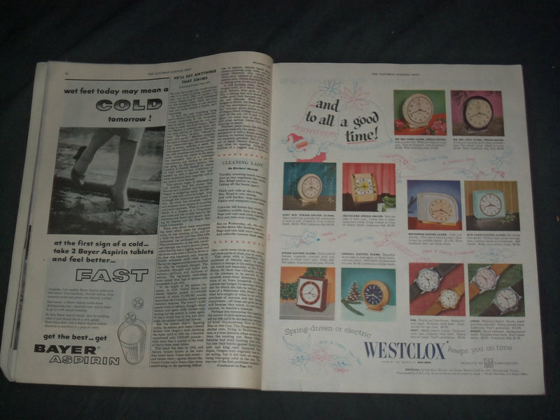 1954 DECEMBER 4 THE SATURDAY EVENING POST MAGAZINE - ILLUSTRATED COVER- SP 2480H
