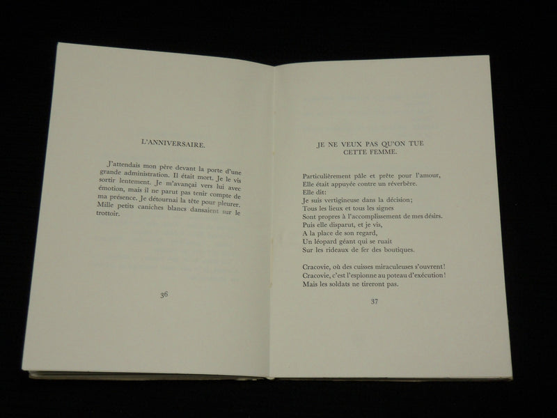 1977 OEUVRES POETIQUES SOFTCOVER BOOK BY GILBERT LELY - FRENCH TEXT - J 6888
