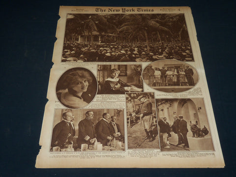 1921 FEBRUARY 6 NEW YORK TIMES PICTURE SECTION NO. 4 & 5 - W. J. BRYAN - NT 8922