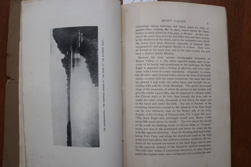 1909 THE MUNCY VALLEY SOFTCOVER BOOK BY J.M.M. GERNERD OF MUNCY, PA. - K 3175