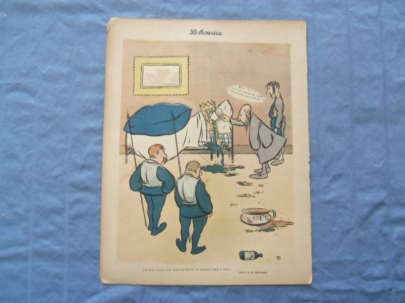 1900 JUNE 2 LE SOURIRE MAGAZINE - ILLUSTRATED COMEDY - FRENCH TEXT - SP 4864G