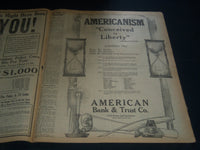 1921 NOV 11 DENVER EXPRESS NEWSPAPER - TOMB OF THE UNKNOWN SOLDIER - NT 7581