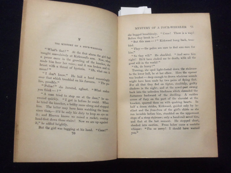 1908 THE BLACK BAG HARDCOVER BOOK BY LOUIS JOSEPH VANCE & T. FOGARTY - KD 8406