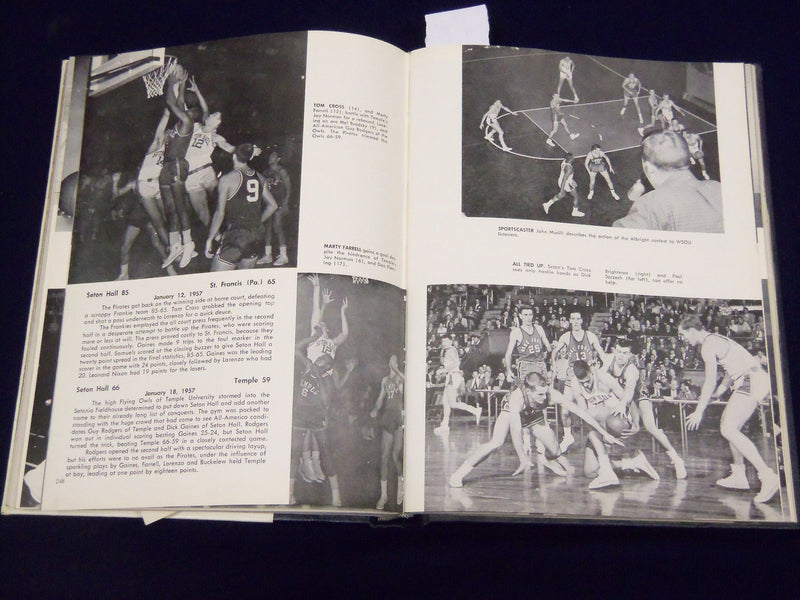 1957 GALLEON SETON HALL UNIVERSITY YEARBOOK - SOUTH ORANGE NJ - PHOTOS - YB 814