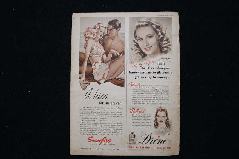 1948 AUGUST 14 PICTUREGOER MAGAZINE - SPENCER TRACY COVER - E 26036