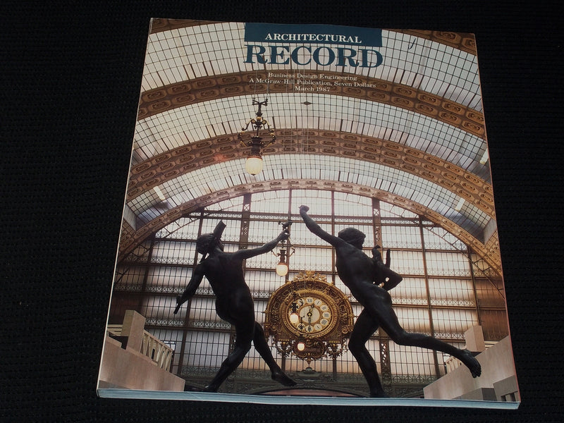 1987 MARCH ARCHITECTURAL RECORD MAGAZINE - COLLEGE BUILDINGS FRONT COVER - E 963
