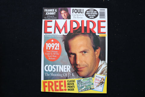 1992 FEBRUARY EMPIRE MAGAZINE - KEVIN COSTNER COVER - E 24116