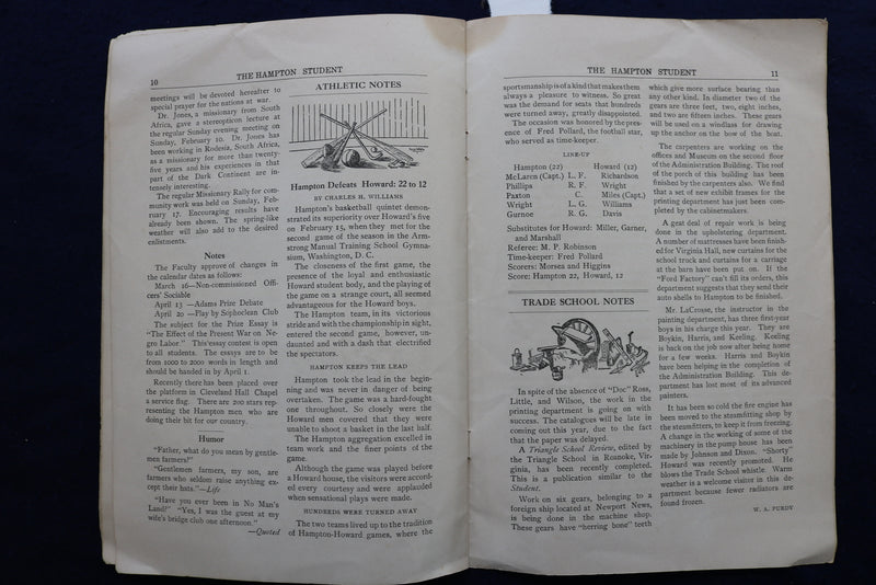 1918 MARCH 1 THE HAMPTON STUDENT MAGAZINE - VIRGINIA - K 787