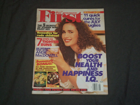 1994 JULY 11 FIRST FOR WOMEN MAGAZINE - ANDIE MACDONALD COVER - B 939