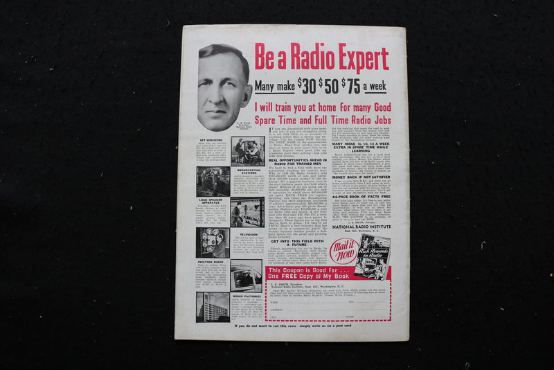 1936 AUGUST SCIENCE AND MECHANICS MAGAZINE - STERN-WHEEL ROWING COVER - SP 4187I