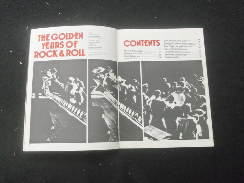 1974 THE GOLDEN YEARS OF ROCK & ROLLMAGAZINE - PRESLEY-BERRY-HALEY - SP 961S