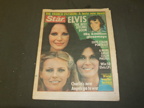 1977 SEP 13 THE STAR NEWSPAPER - ELVIS BOOK- CHARLIE'S ANGELS TO TO WAR- NP 3368