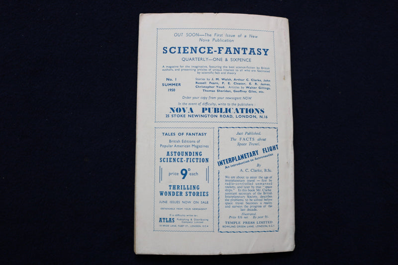 1950 SUMMER NEW WORLDS FICTION OF THE FUTURE MAGAZINE - VOL. 3, NO. 7 - K 463