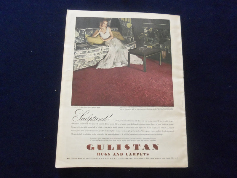 1945 OCTOBER THE AMERICAN HOME MAGAZINE -ELIZABETH TAYLOR, JR. FIREMEN- SP 6118O