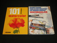 1980'S-2000'S ASSORTED WATERCOLOR PAINTING ART BOOKS LOT OF 20 - KD 51B