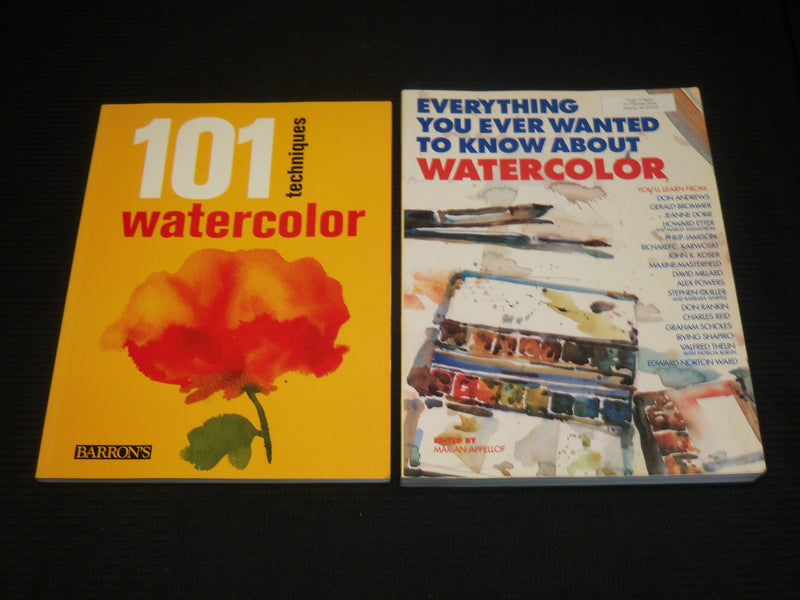 1980'S-2000'S ASSORTED WATERCOLOR PAINTING ART BOOKS LOT OF 20 - KD 51B