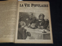 1884 JAN-MAR LA VIE POPULAIRE MAGAZINE BOUND VOLUME #1- EMILE ZOLA - KD 7462C