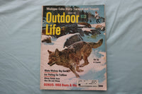 1968 JANUARY OUTDOOR LIFE MAGAZINE - SKI UP A COYOTE COVER - E 26675