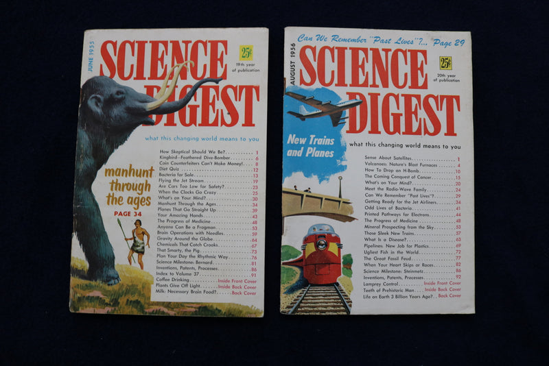 1937-1958 SCIENCE DIGEST MAGAZINE - LOT OF 10 - O 3410