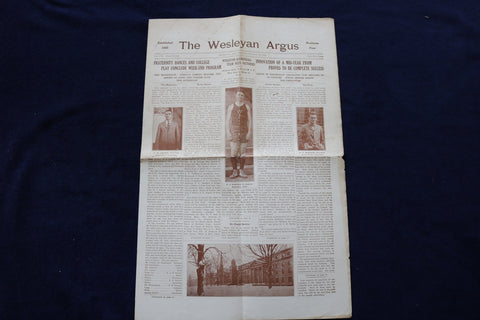1923 FEBRUARY 10 THE WESLEYAN ARGUS NEWSPAPER - K 1586