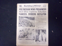 1945 JUNE 17 NEW YORK SUNDAY MIRROR - YANKS STORM 3 OKINAWA HILLS - NP 2270