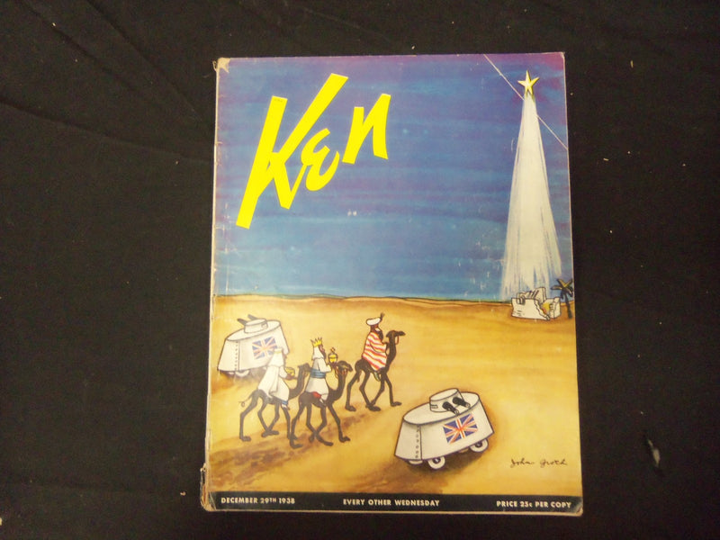 1938 DECEMBER 29 KEN MAGAZINE - GREAT PHOTOS, ADS & ARTICLES - ST 1968