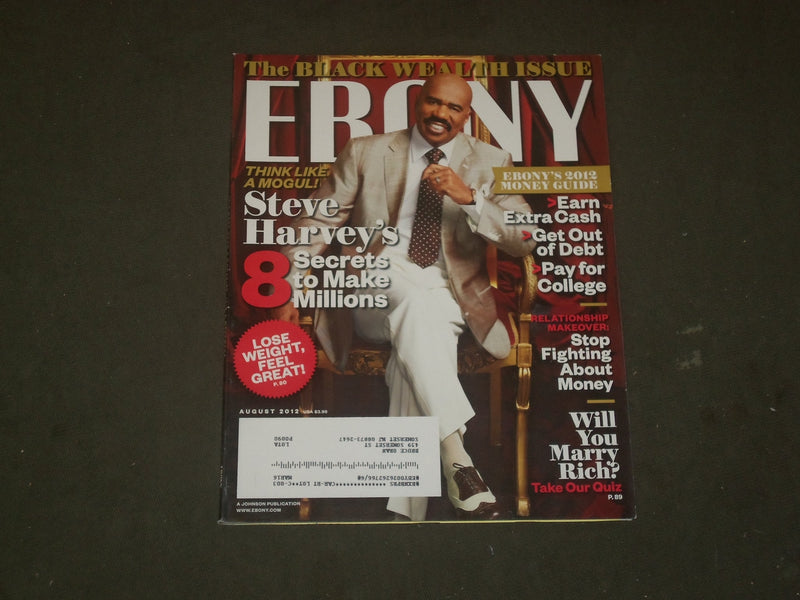 2012 AUGUST EBONY MAGAZINE - STEVE HARVEY COVER - B 1310